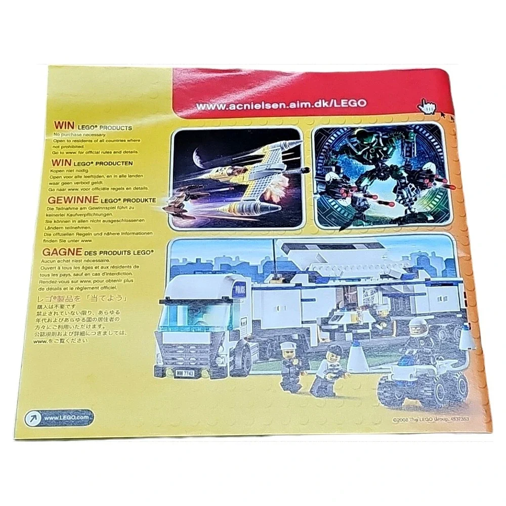 Lego Bionicle Vultraz 8698 Instruction Manual Booklet Vintage 2008 Paper Guide